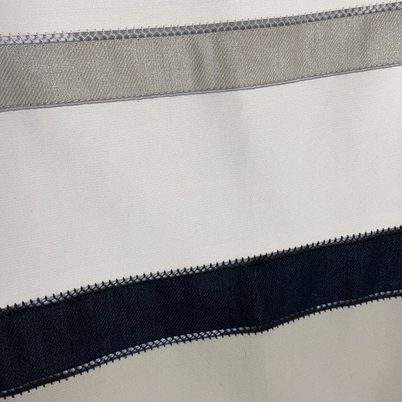 Lafayette 148 black striped sleeveless shift dress size 8 - Picture 3 of 7